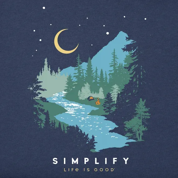 Men's Riverside Campfire Simplify Short Sleeve  Tee
