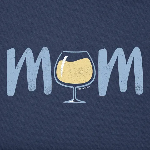 Women's Mom Wine Simply True Fleece Hoodie