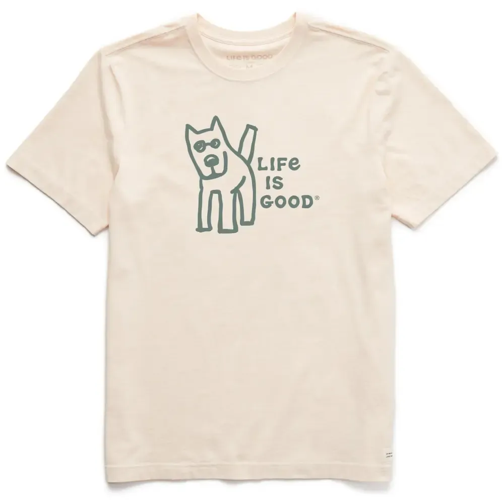 Men's Wordsmith Rocket Life is Good Short Sleeve Crusher Tee