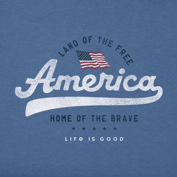 Men's Land of the Free  Crusher Tee