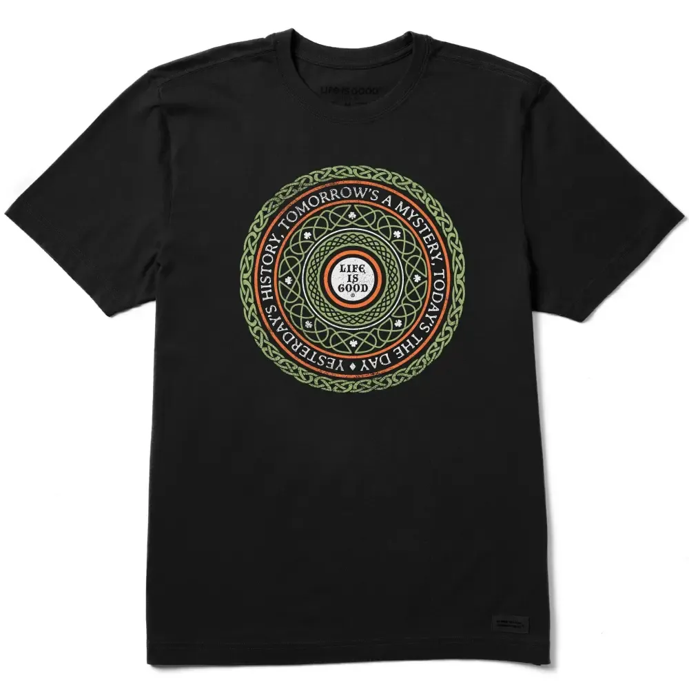Men's Irish Wisdom Mandala Short Sleeve Crusher Tee