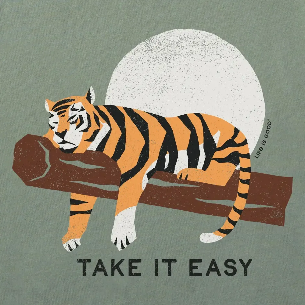 Men's Take It Easy Tiger Short Sleeve Tee