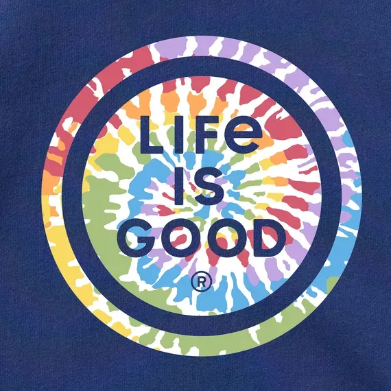 Women's Tie Dye Coin Simply True Fleece Crew
