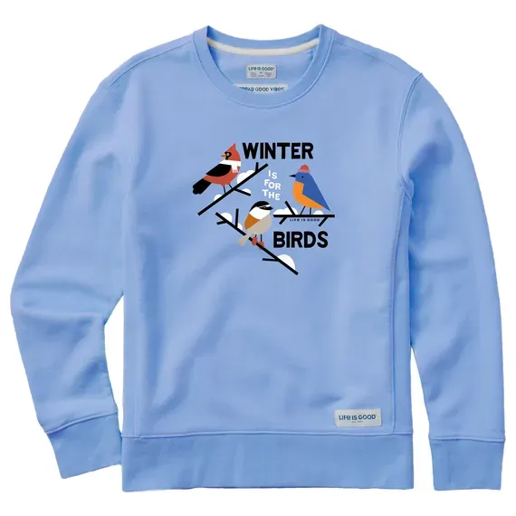 Women's Winter is for the Birds Simply True Fleece Crew