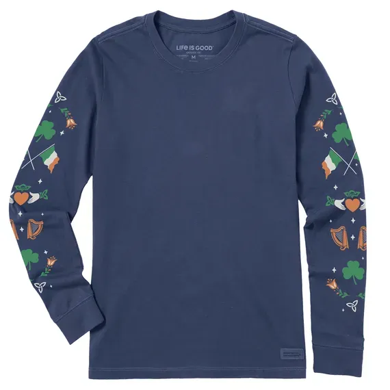 Women's Irish Icons Long Sleeve Crusher Tee