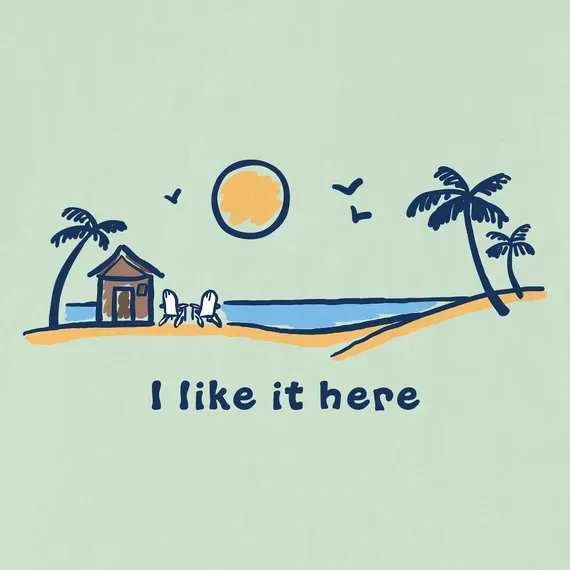 Men's Vista Beach House  Crusher Tee