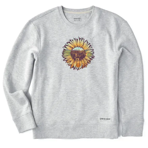 Women's Sunflowerscape Simply True Fleece Crew