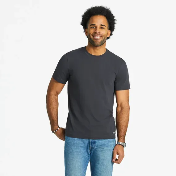 Men's Solid  Crusher-LITE Slim Fit Tee