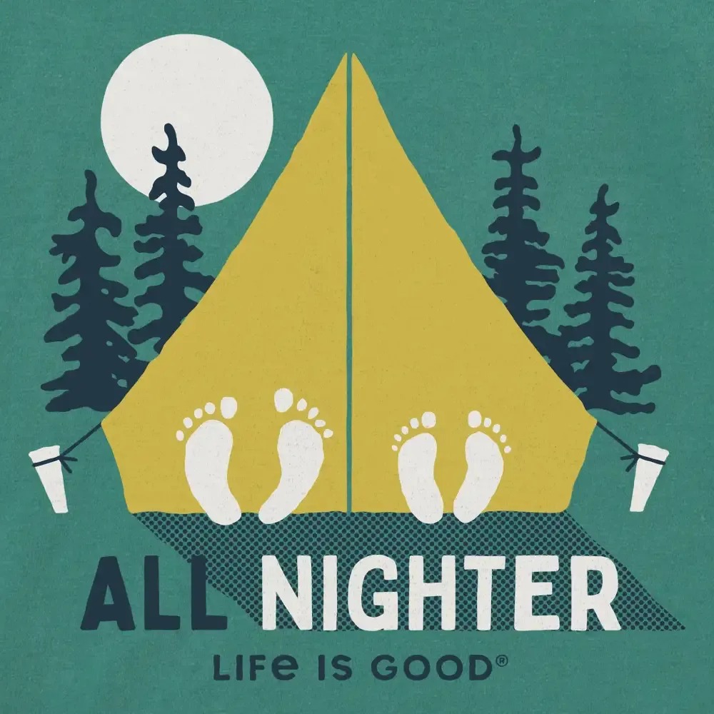 Women's All Nighter Tent Short Sleeve Crusher Tee