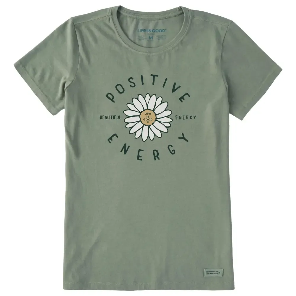 Women's Positive Energy Daisy Short Sleeve Crusher Tee