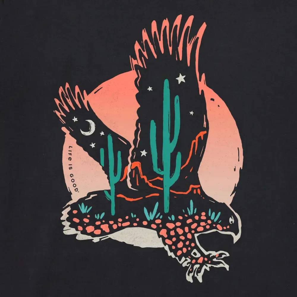 Women's Night Hawk Short Sleeve Crusher Boxy Tee