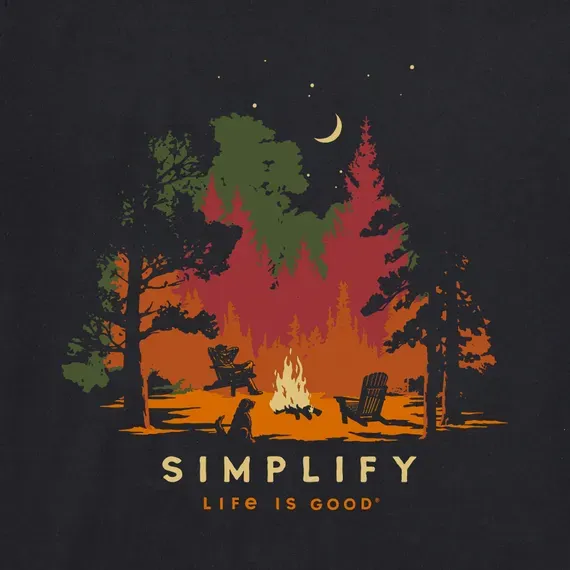 Men's Simplify Campfire Long Sleeve Crusher Tee