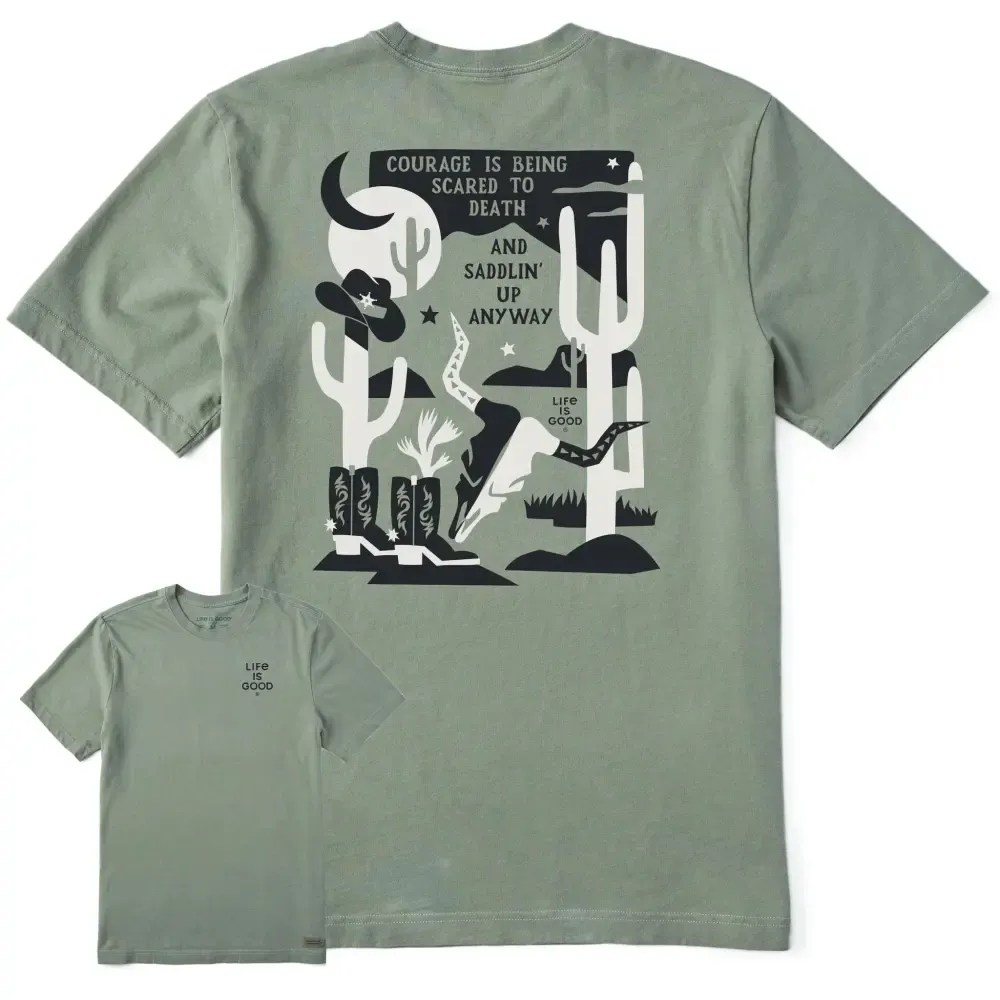 Men's Bert's Cowboy Medley Short Sleeve Crusher Tee