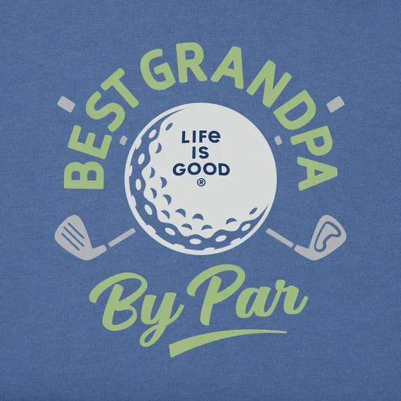 Men's Best Grandpa by Par Golf Short Sleeve  Tee