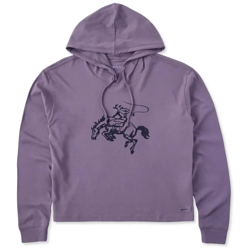 Women's Let's Rodeo Crusher Boxy Hoodie