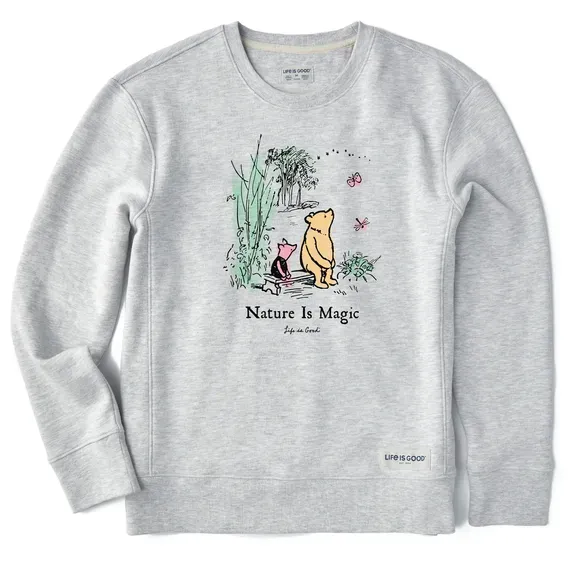 Women's Winnie & P Nature is Magic Simply True Fleece Crew
