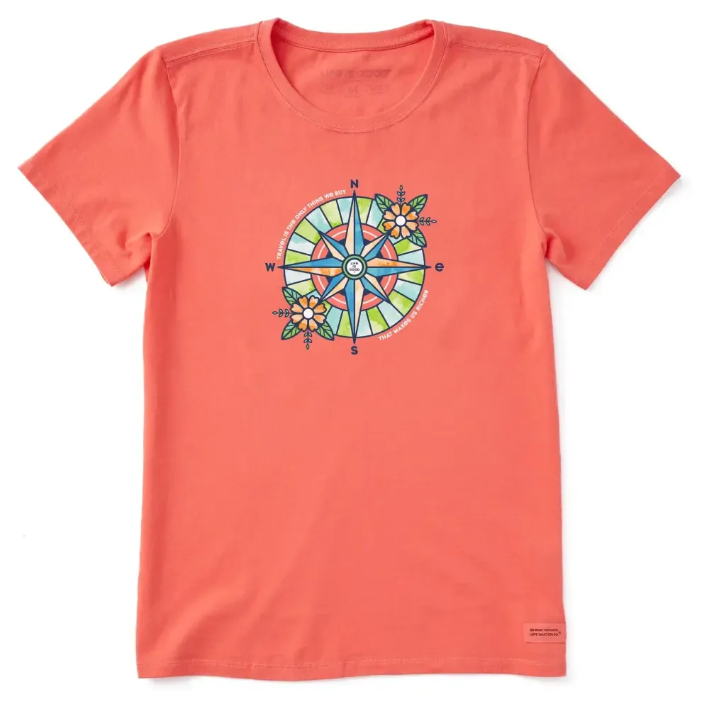 Women's Floral Compass Richer Short Sleeve Tee