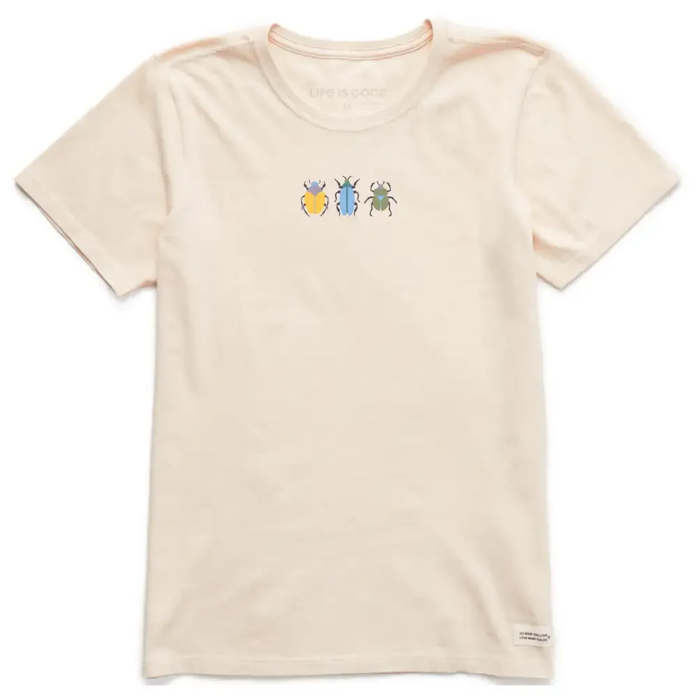 Women's 3 Beetles Short Sleeve Crusher Tee