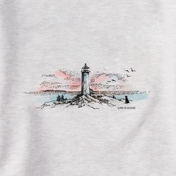 Women's Storybook Lighthouse Vista Simply True Fleece Hoodie