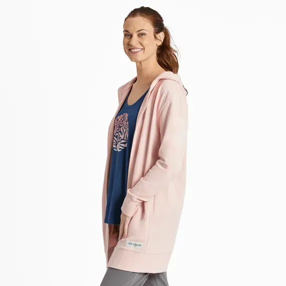 Women's LIG Horizontal Beyond Hip French Terry Tunic