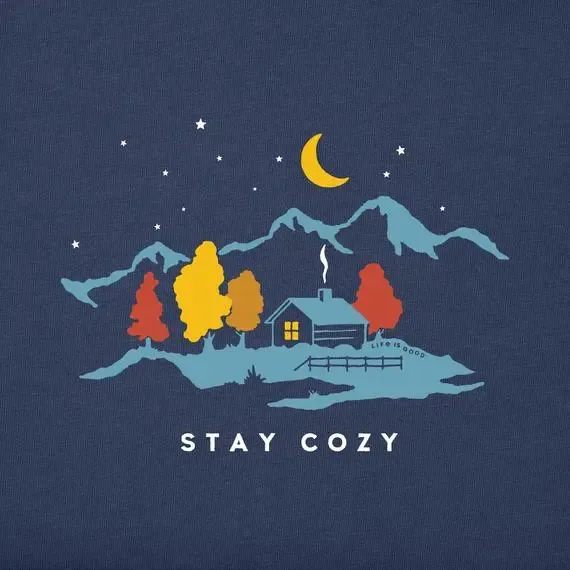Women's Stay Cozy Cabin Simply True Fleece Crew