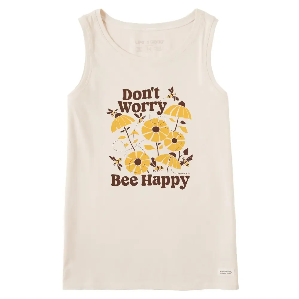 Women's Don't Worry Bee Happy Crusher Tank