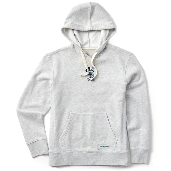 Women's Steamboat Willie Peace Mini Tie Dye Simply True Fleece Hoodie
