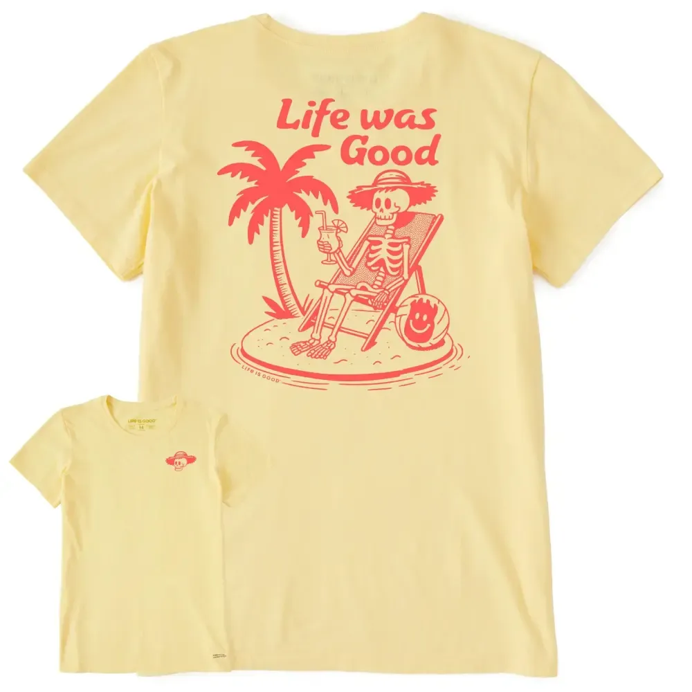 Women's Life Was Good Desert Island Short Sleeve Tee