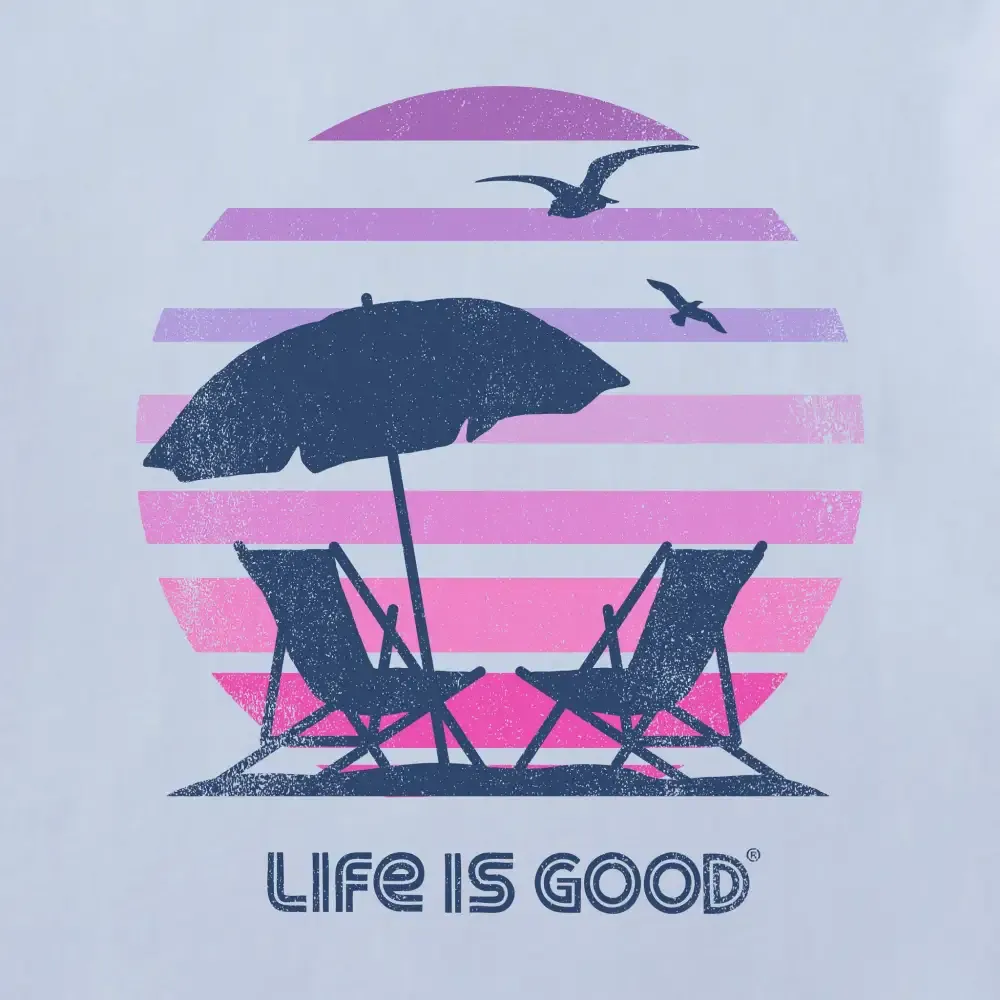Women's 70's Retro Beach Umbrella Crusher Tank