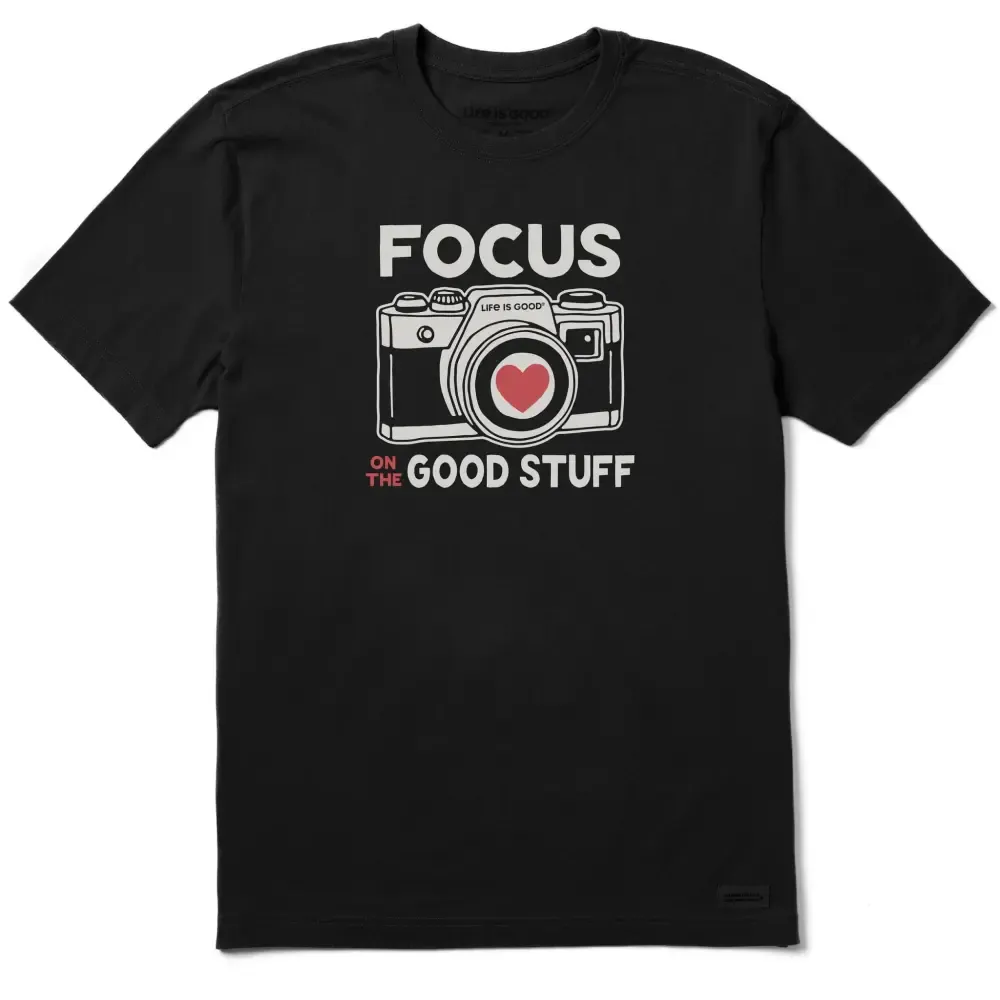 Men's Focus on the Good Stuff Camera Short Sleeve Tee