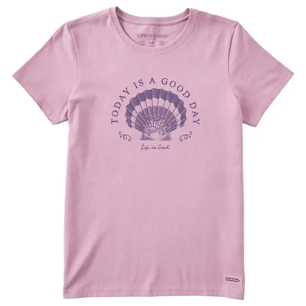 Women's Antique Good Day Shell Short Sleeve Crusher Tee