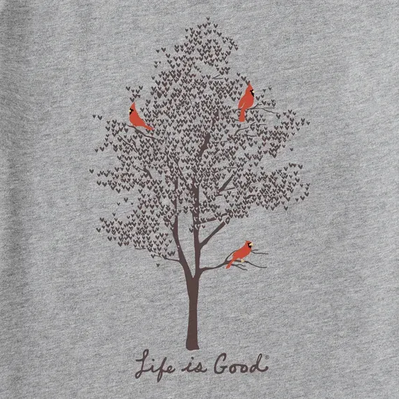 Women's Tree Cardinals Long Sleeve Crusher Tee