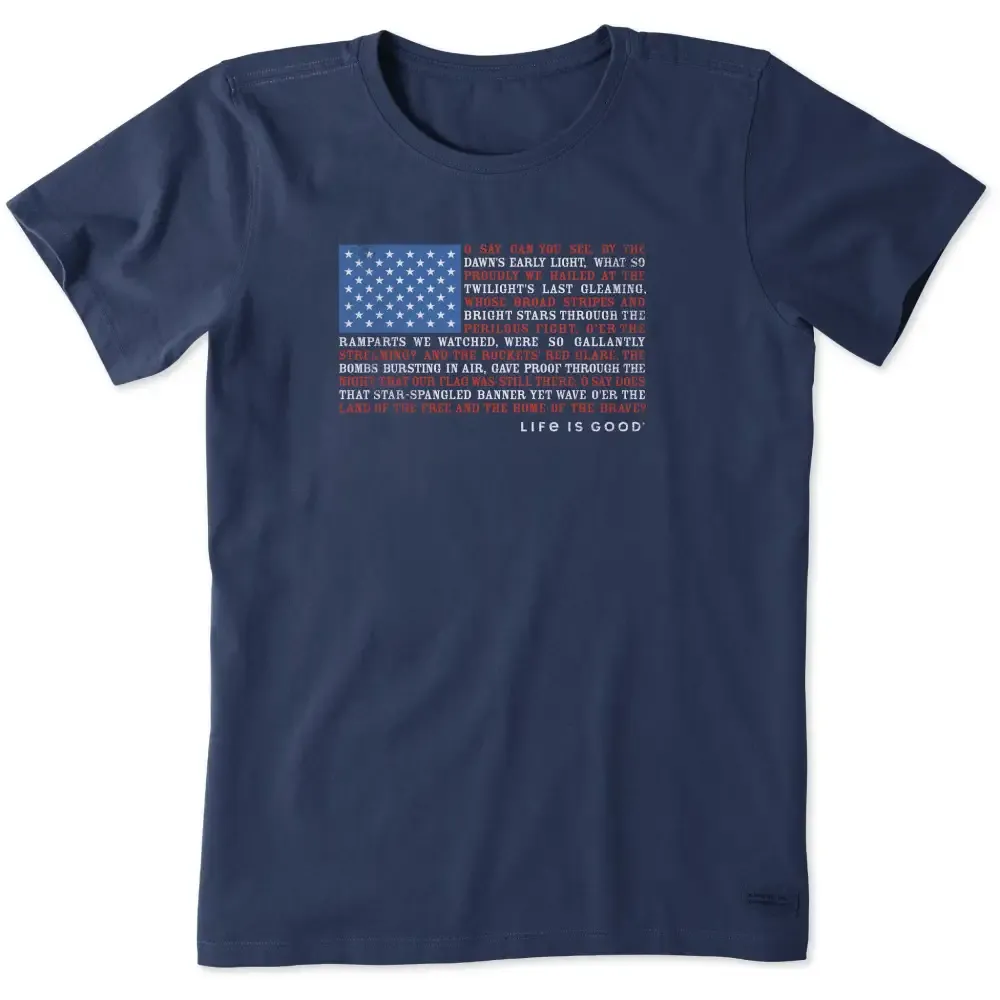 Women's Anthem Flag Short Sleeve Tee