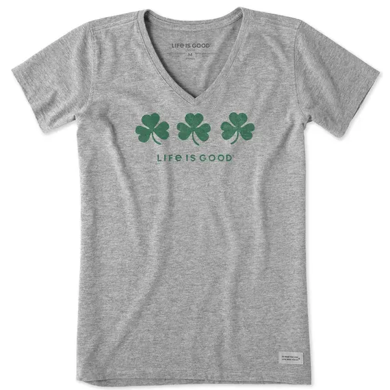 Women's Three Shamrocks  Crusher Vee