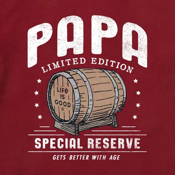Men's Papa Whiskey Barrel  Crusher Tee
