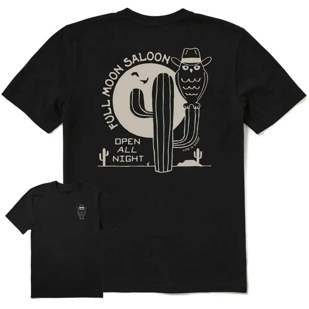 Men's Full Moon Saloon Short Sleeve Crusher Tee