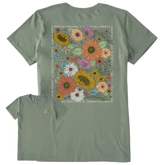 Women's Beautiful Energy Wildflowers Crusher Tee