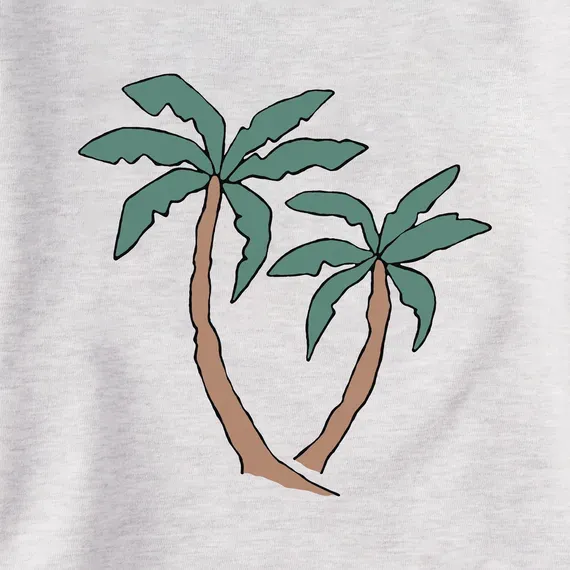 Women's Quirky Palms Simply True Fleece Crew