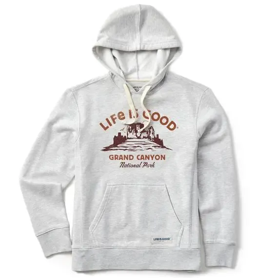 Women's Grand Canyon Postcard Scene Simply True Fleece Hoodie