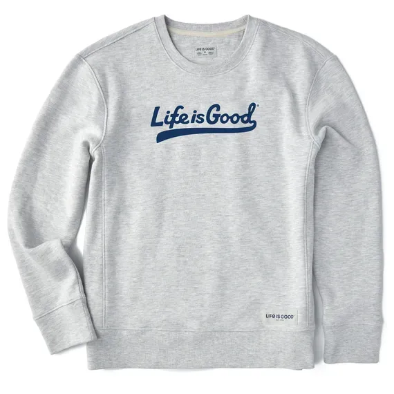 Women's Branded Ballyard Script Simply True Fleece Crew
