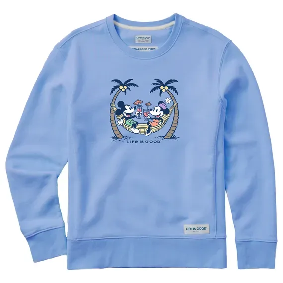 Women's Tropical Cocktail Toast Simply True Fleece Crew