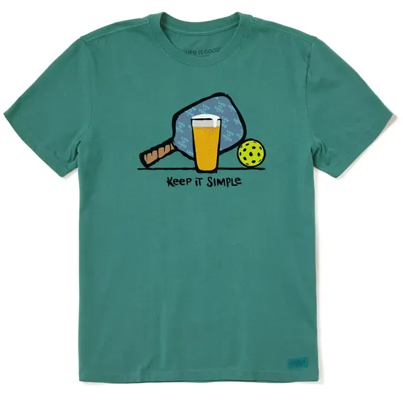Men's Pickleball & Beer Short Sleeve  Tee