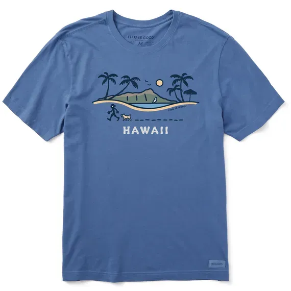 Men's Jake and Rocket in Hawaii  Crusher Tee