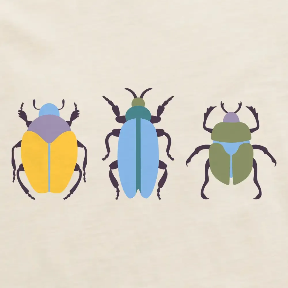 Women's 3 Beetles Short Sleeve Crusher Tee