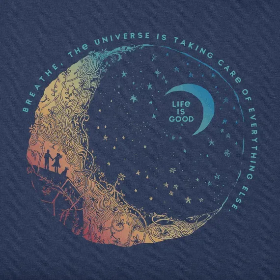 Men's Breathe Moon Long Sleeve Crusher Tee