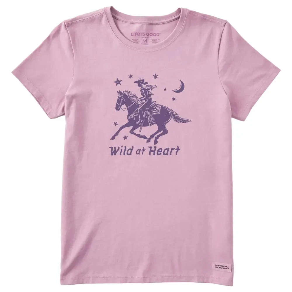 Women's Wild at Heart Cowgirl Short Sleeve Crusher Tee