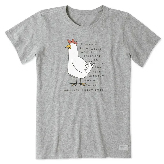 Women's Chicken Motives Short Sleeve  Tee