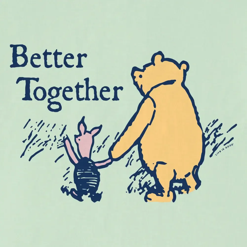 Men's Better Together Winnie Short Sleeve Crusher Tee