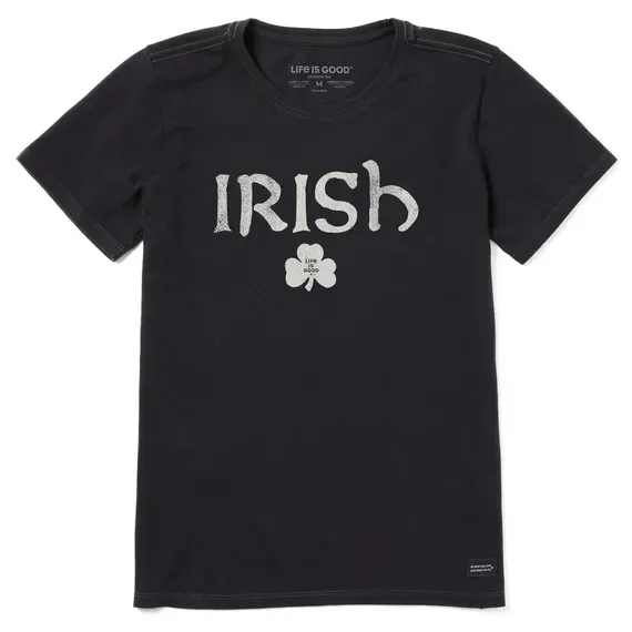 Women's Irish Clover 2  Crusher Tee