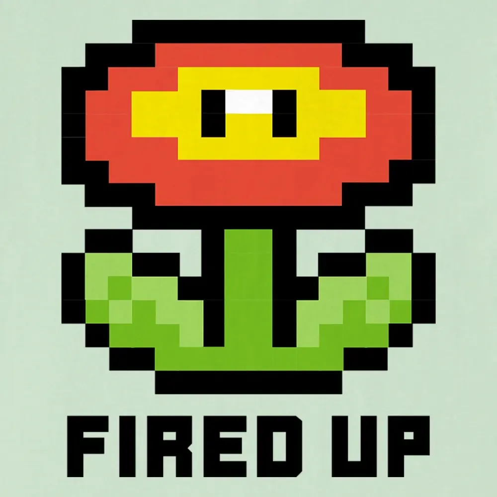 Women's Fired Up Flower Short Sleeve Crusher Tee